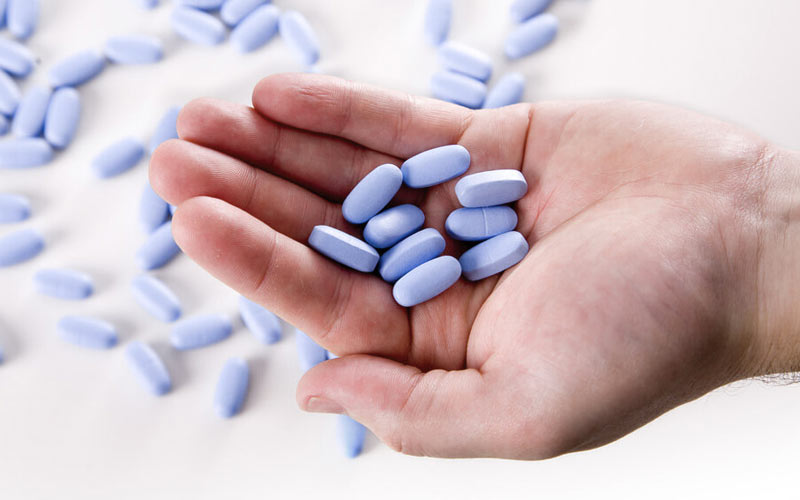 What effect does Viagra provide on a male body